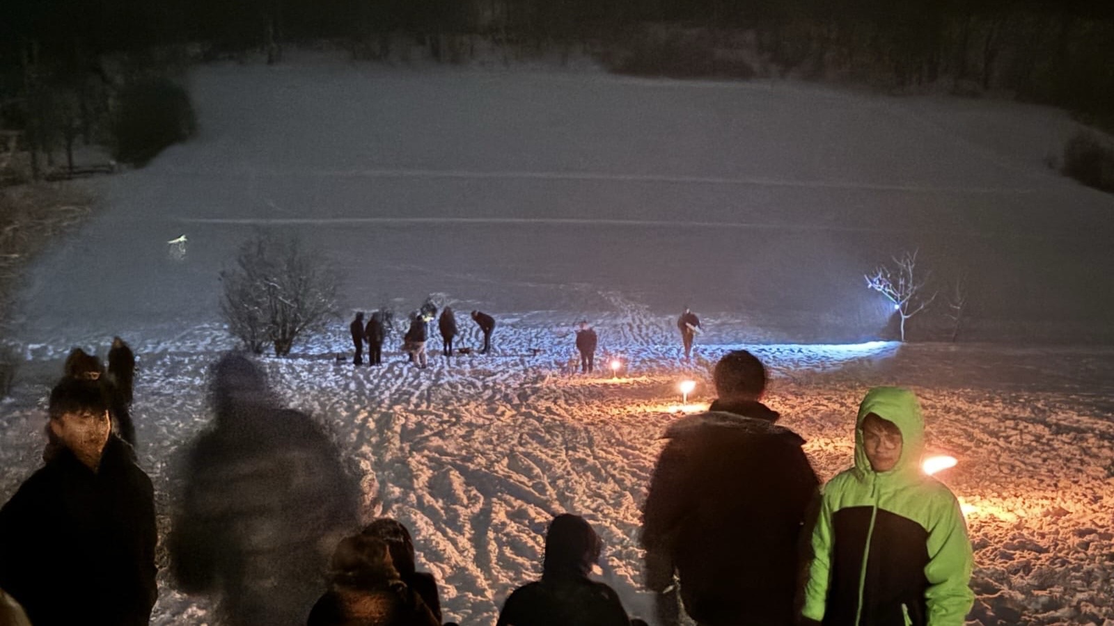 Schöne winterliche Orientierungstage am Volkersberg.